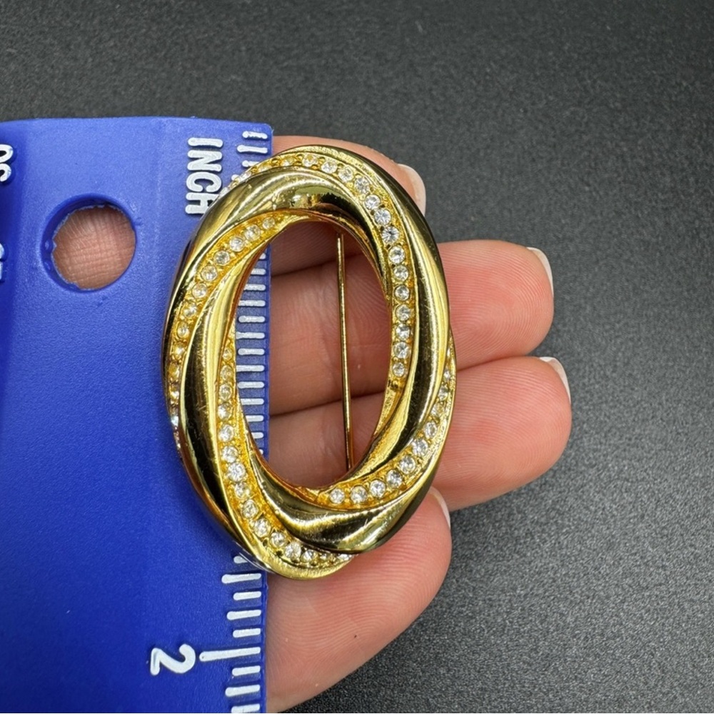 COA Christian Dior Vintage Brooch - Picture 4 of 5